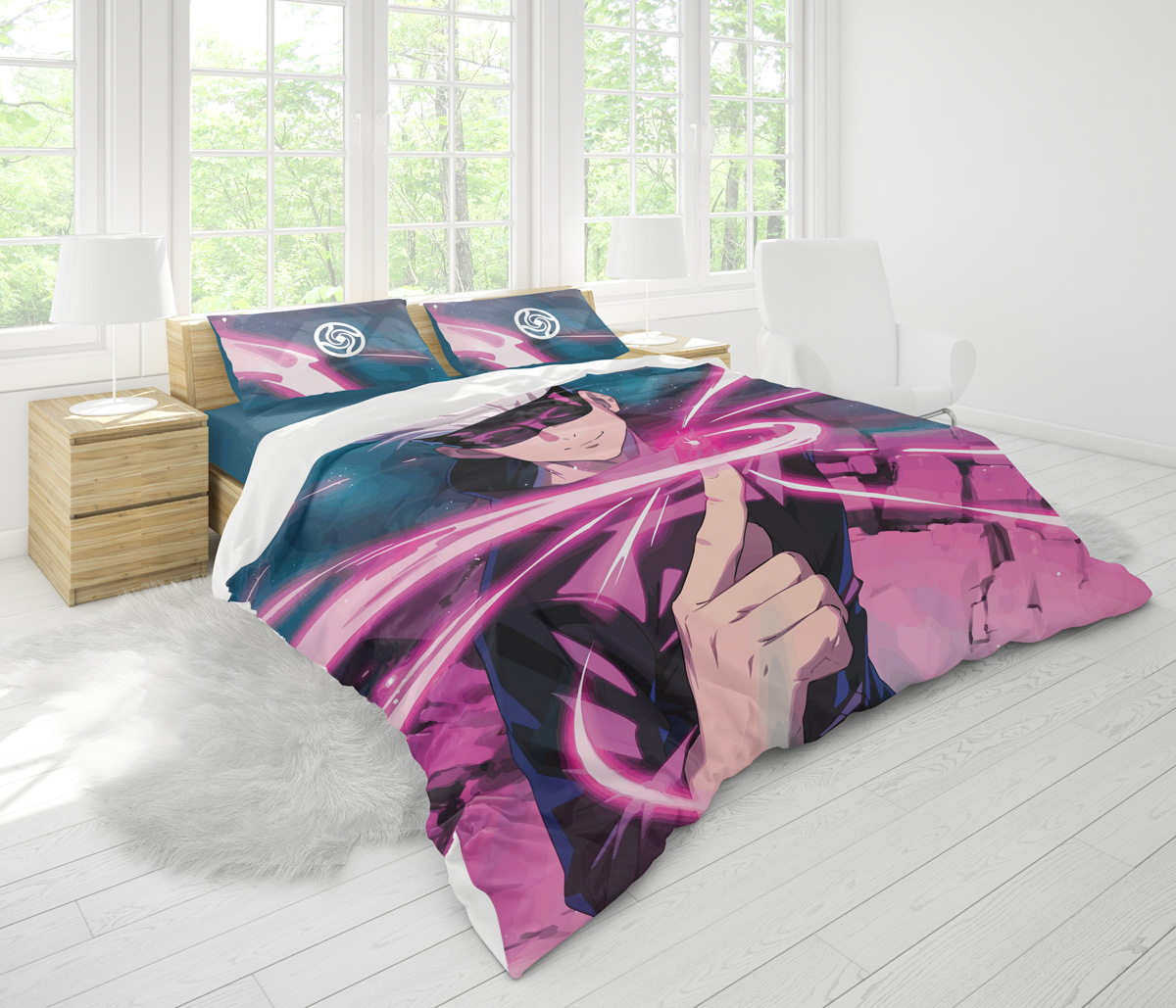 Gojo-Satoru-Jujutsu-Kaisen-set-mockup-side Gojo Satoru Jujutsu Kaisen set mockup side - Jujutsu Kaisen EU Store