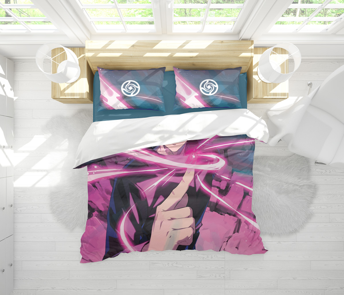 Gojo-Satoru-Jujutsu-Kaisen-set-mockup-top Gojo Satoru Jujutsu Kaisen set mockup top - Jujutsu Kaisen EU Store