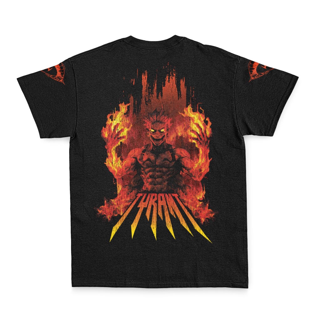 Ryomen-Sukuna-Tyrant-JJK_Streetwear-T-Shirt-BACK Ryomen Sukuna Tyrant JJK Streetwear T Shirt BACK - Jujutsu Kaisen EU Store