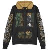 Suguru Geto Jujutsu Kaisen Streetwear Zip Hoodie FRONT Mockup - Jujutsu Kaisen EU Store