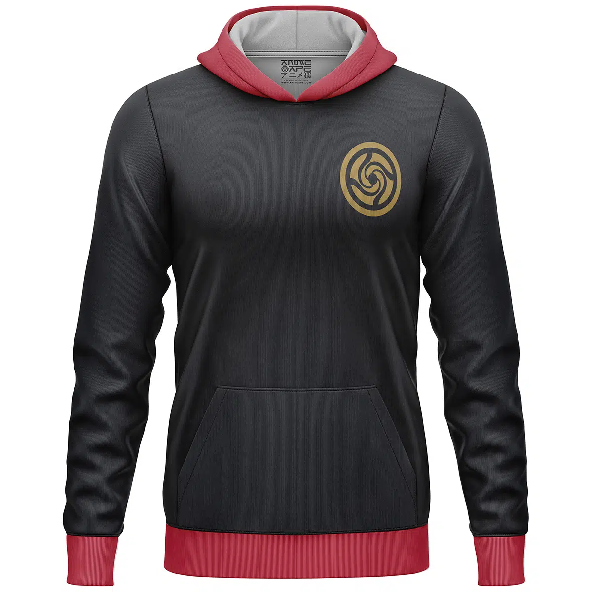 Yuji Itadori Jujutsu Kaisen Lightweight Hoodie FRONT mockup - Jujutsu Kaisen EU Store