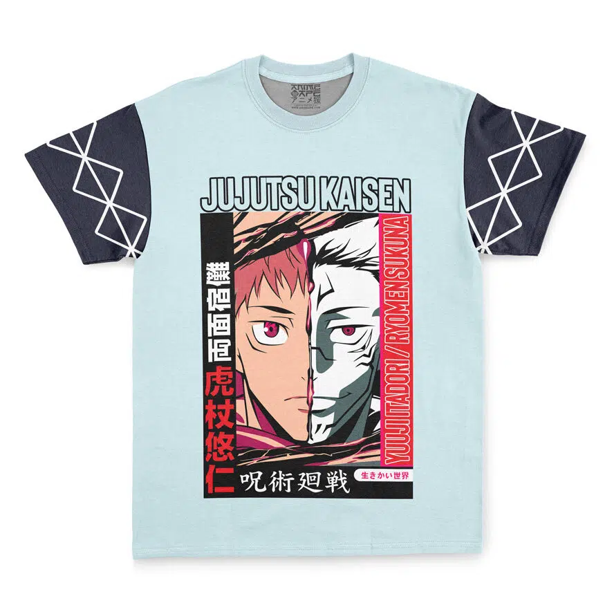itadorixsukuna shirt front e1714697774181 - Jujutsu Kaisen EU Store
