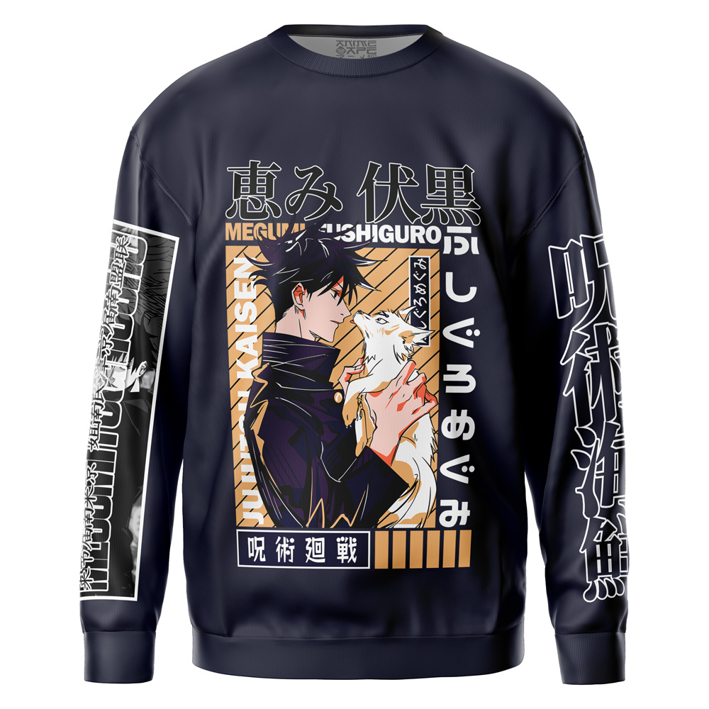 megumi-Sweatshirt-Front-1 megumi Sweatshirt Front 1 - Jujutsu Kaisen EU Store