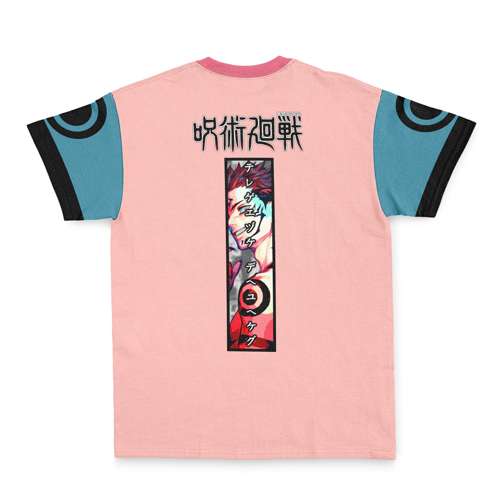 sukuna-Streetwear-T-Shirt-Back sukuna Streetwear T Shirt Back - Jujutsu Kaisen EU Store