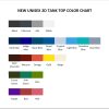 tank top color chart - Jujutsu Kaisen EU Store