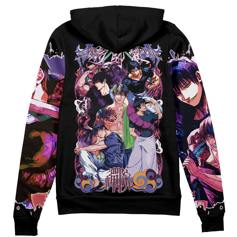 Fushiguro Toji V2 Jujutsu Kaisen Streetwear Zip Hoodie Jacket