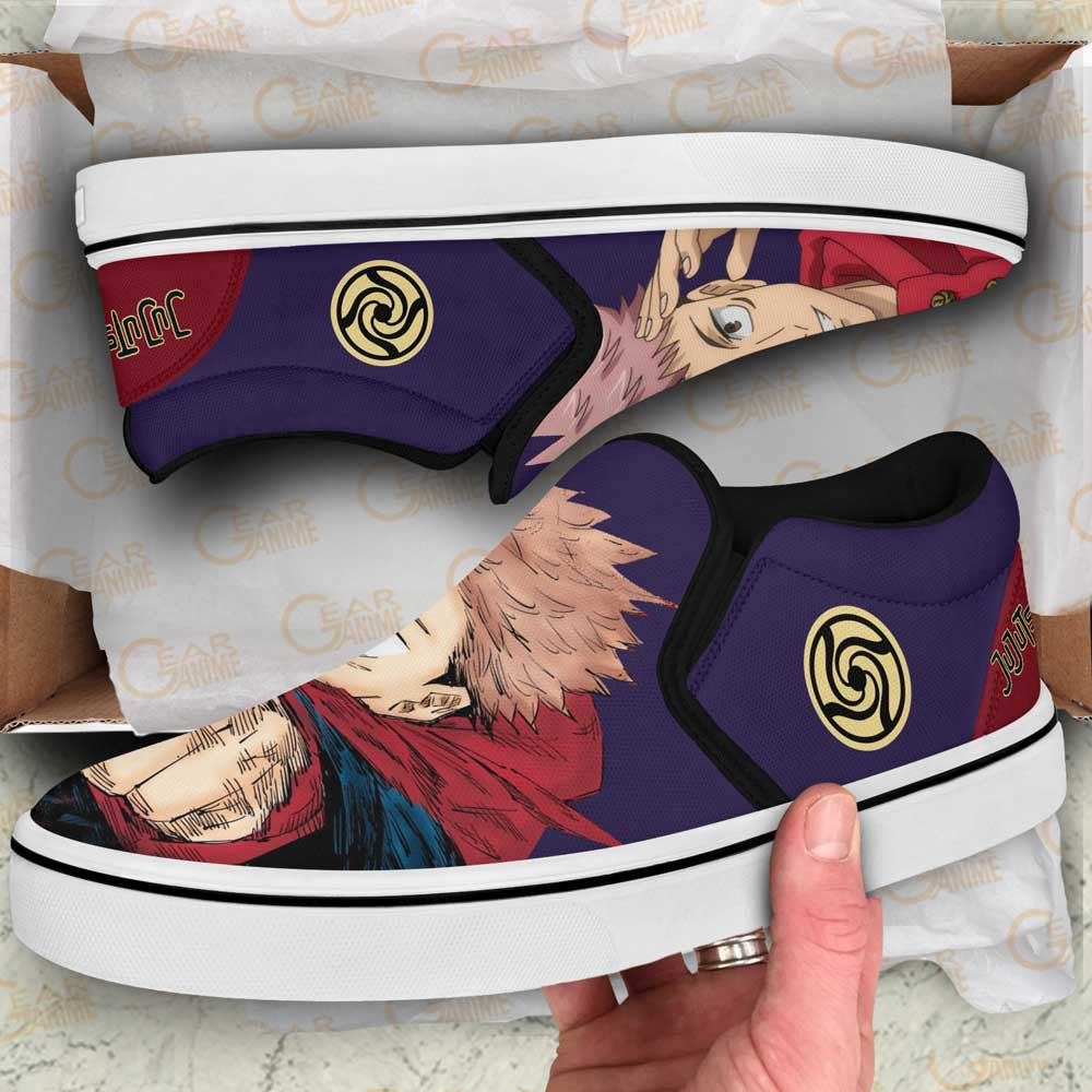 Jujutsu Kaisen Itadori Yuji Slip-On Shoes