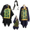Anime Jujutsu Kaisen Geto Suguru Cosplay Costume Kimono Black Blue Japanese Uniform Halloween Christmas Party Clothes - Jujutsu Kaisen EU Store