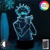Jujutsu Kaisen Fushiguro Megumi Led 3D Night Light Anime Fingure for Bedroom Decor Child Kids Gift - Jujutsu Kaisen EU Store