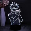 Jujutsu Kaisen Fushiguro Megumi Led 3D Night Light Anime Fingure for Bedroom Decor Child Kids Gift 2 - Jujutsu Kaisen EU Store