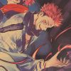 TIE LER 1PC Jujutsu Kaisen Kraft Paper Series Anime Poster Bar Cafe Decorative Painting Interior Decoration 3 - Jujutsu Kaisen EU Store