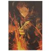 TIE LER Anime Jujutsu Kaisen Anime Poster Kraft Paper Decoration Painting Modern Living Room Home Decor 1 - Jujutsu Kaisen EU Store