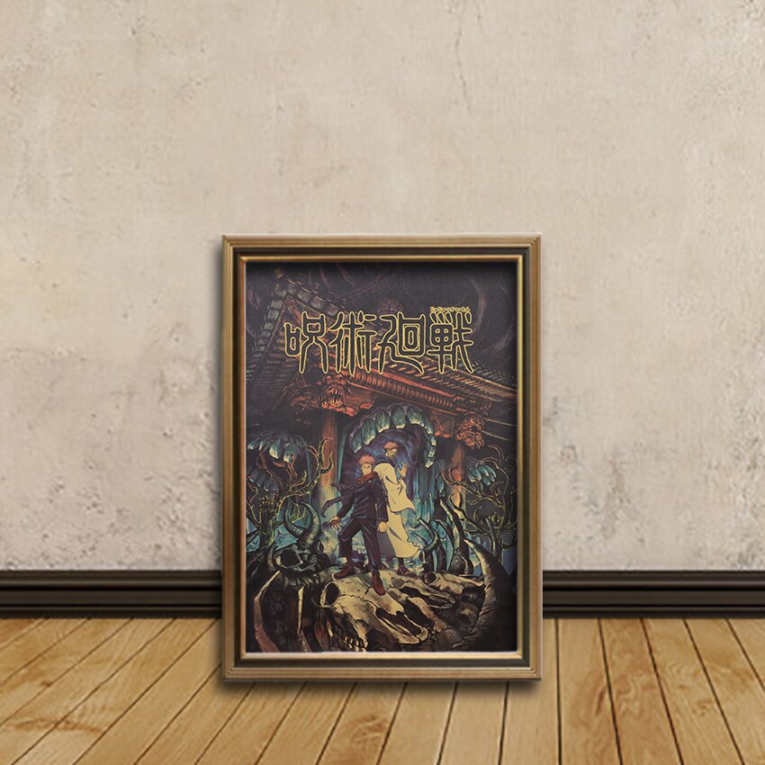 TIE-LER-Classic-Retro-Kraft-Paper-Poster-Japanese-Anime-Jujutsu-Kaisen-Wall-Sticker-Bar-Living-Room-2.jpg TIE LER Classic Retro Kraft Paper Poster Japanese Anime Jujutsu Kaisen Wall Sticker Bar Living Room 2 - Jujutsu Kaisen EU Store