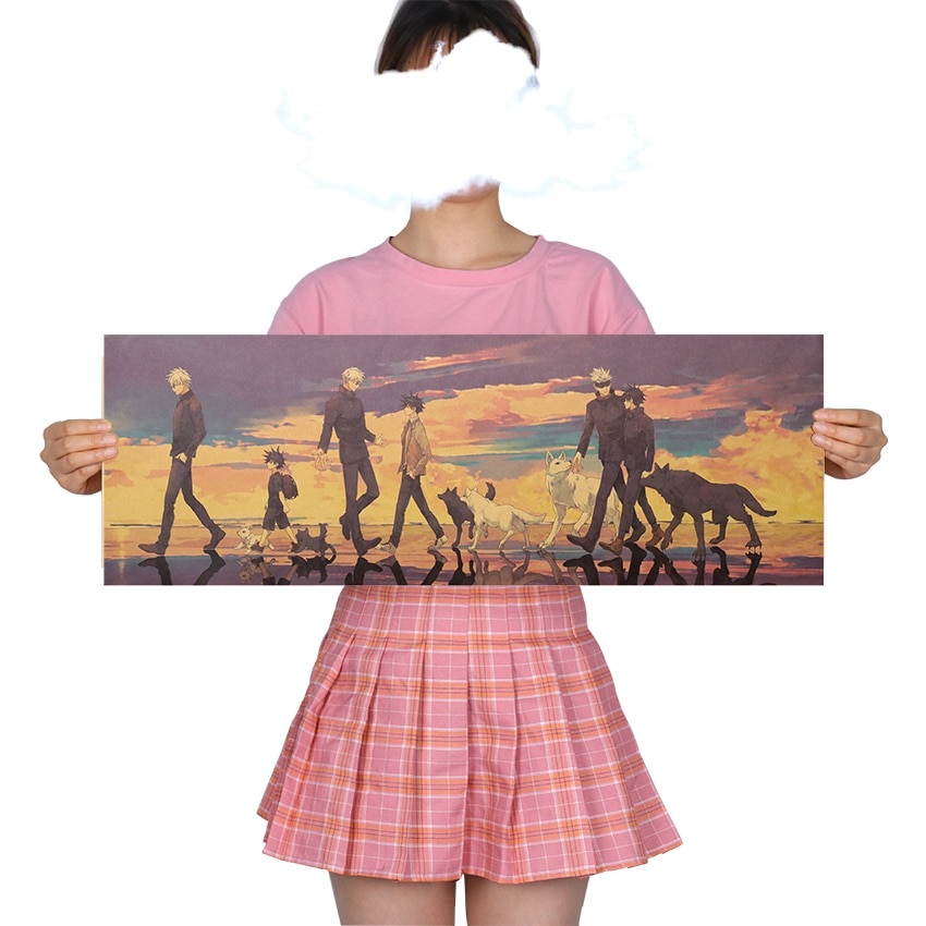 TIE-LER-Japanese-Cartoon-Comic-Jujutsu-Kaisen-Kraft-Paper-Wall-Stickers-Bar-Poster-Retro-Decorative-Painting-6.jpg TIE LER Japanese Cartoon Comic Jujutsu Kaisen Kraft Paper Wall Stickers Bar Poster Retro Decorative Painting 6 - Jujutsu Kaisen EU Store