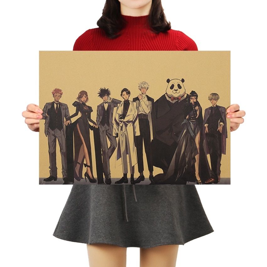 TIE-LER-Jujutsu-Kaisen-Kraft-Paper-Posters-Wall-Art-Decor-Picture-Coffee-Room-Home-Nostalgic-Retro-6.jpg TIE LER Jujutsu Kaisen Kraft Paper Posters Wall Art Decor Picture Coffee Room Home Nostalgic Retro 6 - Jujutsu Kaisen EU Store