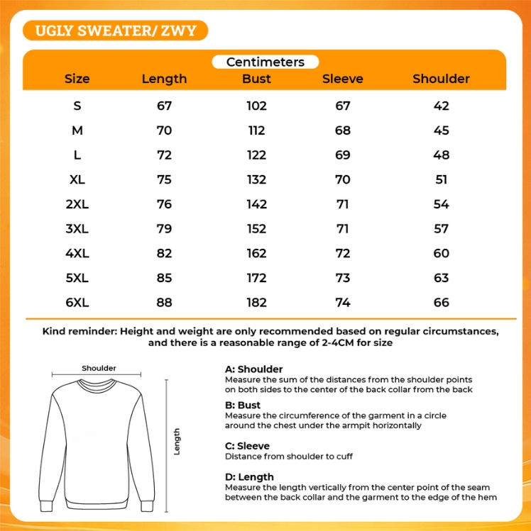 3D UGLY SWEATER - Jujutsu Kaisen EU Store