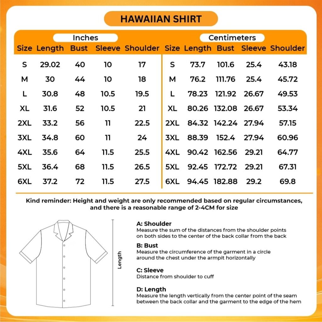 3D Hawaiian Shirt Size Chart 1024x1024 1 - Jujutsu Kaisen EU Store